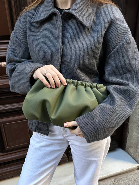 Clutch Pierre olive