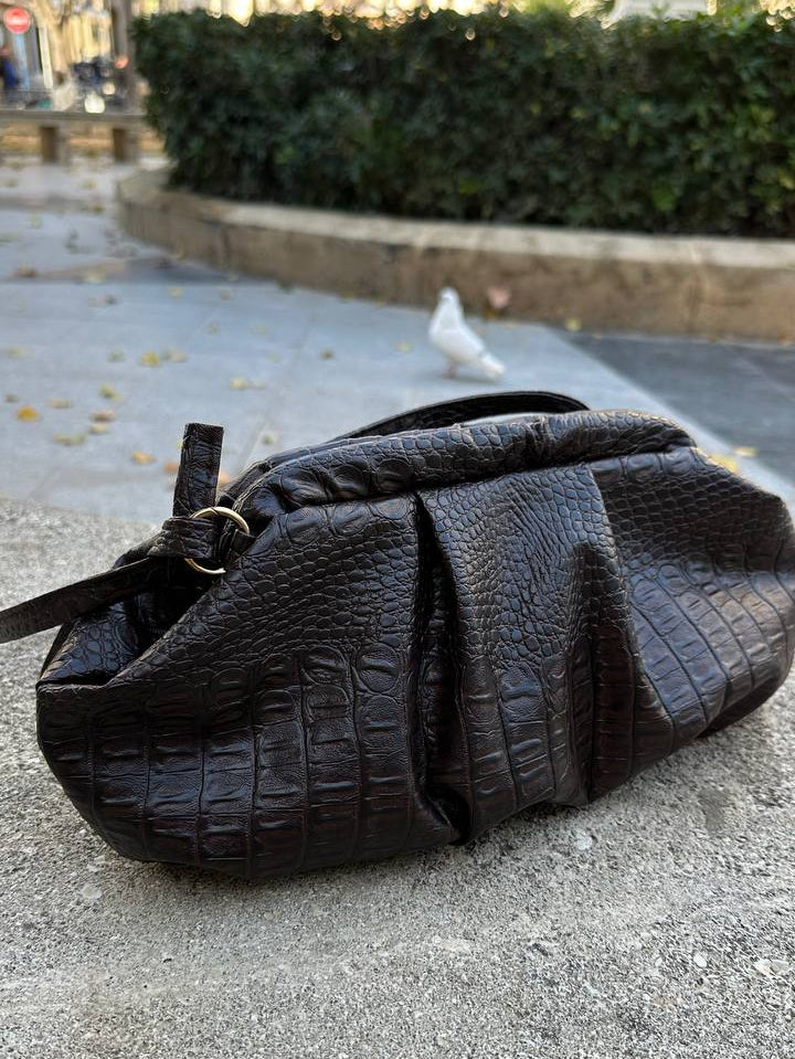 Clutch Lula May Crocodile