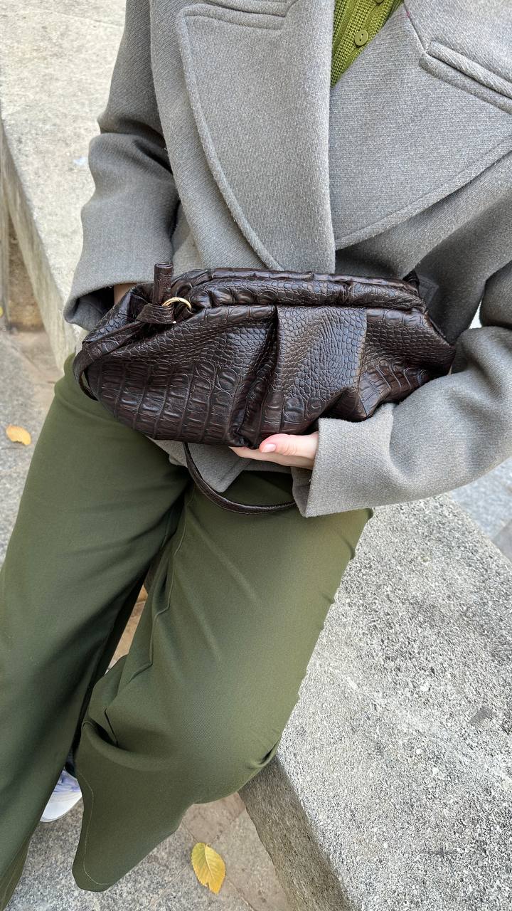 Clutch Lula May Crocodile