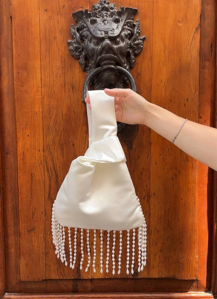 Wedding statement bag with beads