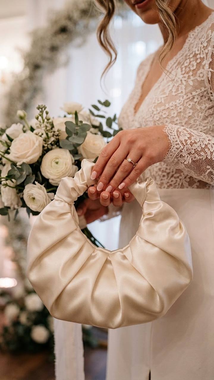 Bridal Croissant Bag