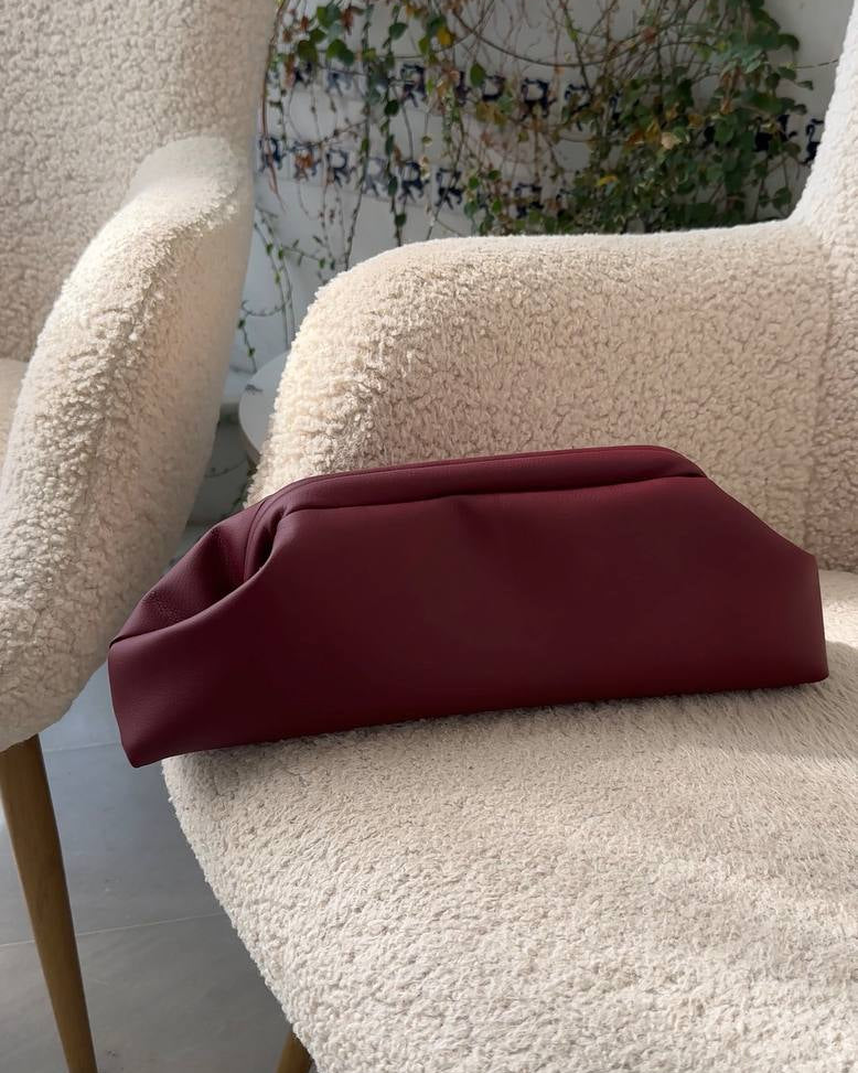 Baguette clutch Bordo