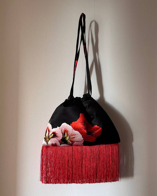 Crimson Rose Evening Pouch
