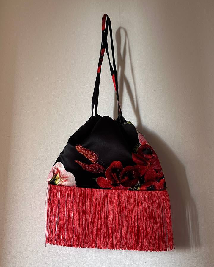 Crimson Rose Evening Pouch
