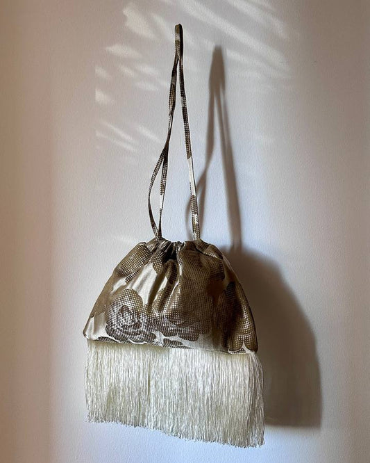 pouch bag with fringe